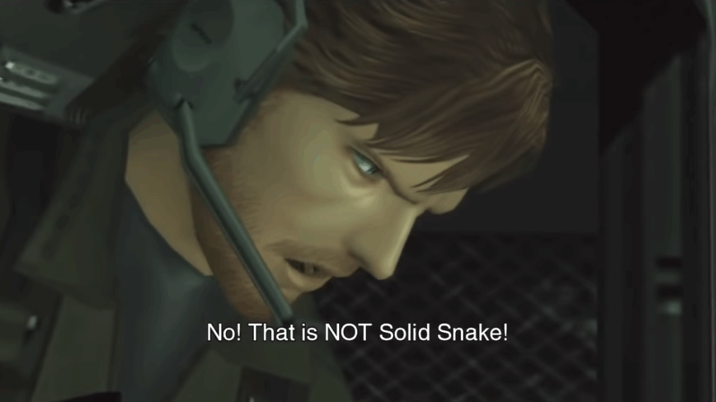 MGS2 Solid Snake